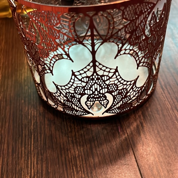 Elegant Bat-Themed Metal Candle Holder very gently used looks brand new - Picture 2 of 2